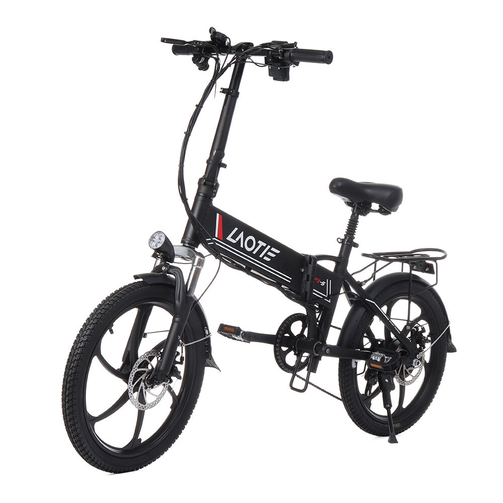 LAOTIE® PX5 48V 10.4Ah 350W 20in Folding Electric Moped Bike 35km/h Top Speed 80km Mileage E-Bike EU Plug