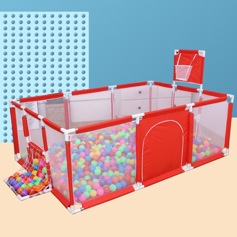 3-in-1 Baby Playpen Safety Barriers Children Swimming Pool Folding Kids Playground Ball Park for 0-6 Years