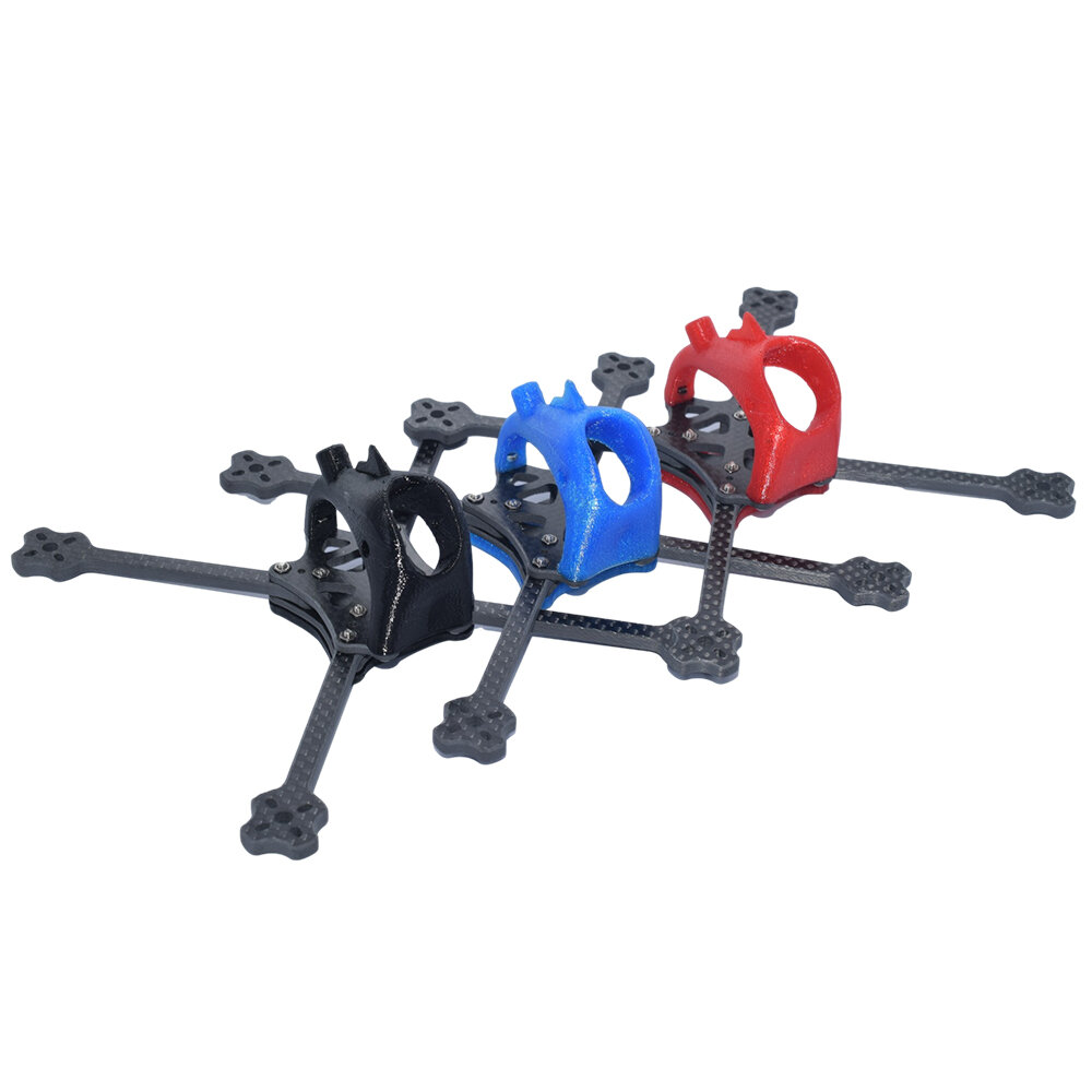 

AuroraRC FUNNY4 165mm 4 Inch Toothpick Frame Kit 3K Carbon Fiber & TPU 25.5x25.5mm for RC Drone FPV Racing