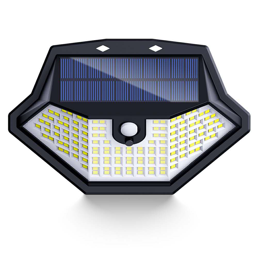 ARILUX® 134LED Lumière solaire 3 modes Capteur de lumière PIR Applique à induction humaine IP65 étanche