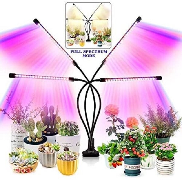 DC 5V 9W 18W 27W 36W 80 LED Grow Light with Timer Desktop Clip Full Spectrum PhytoLamps for Plants F