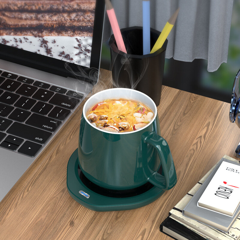 

A203 55℃ Constant Temperature Cup Heating Mat 18W Two Gear Electric Tea Warmer 8H Automatic Power Off Protection for Hom