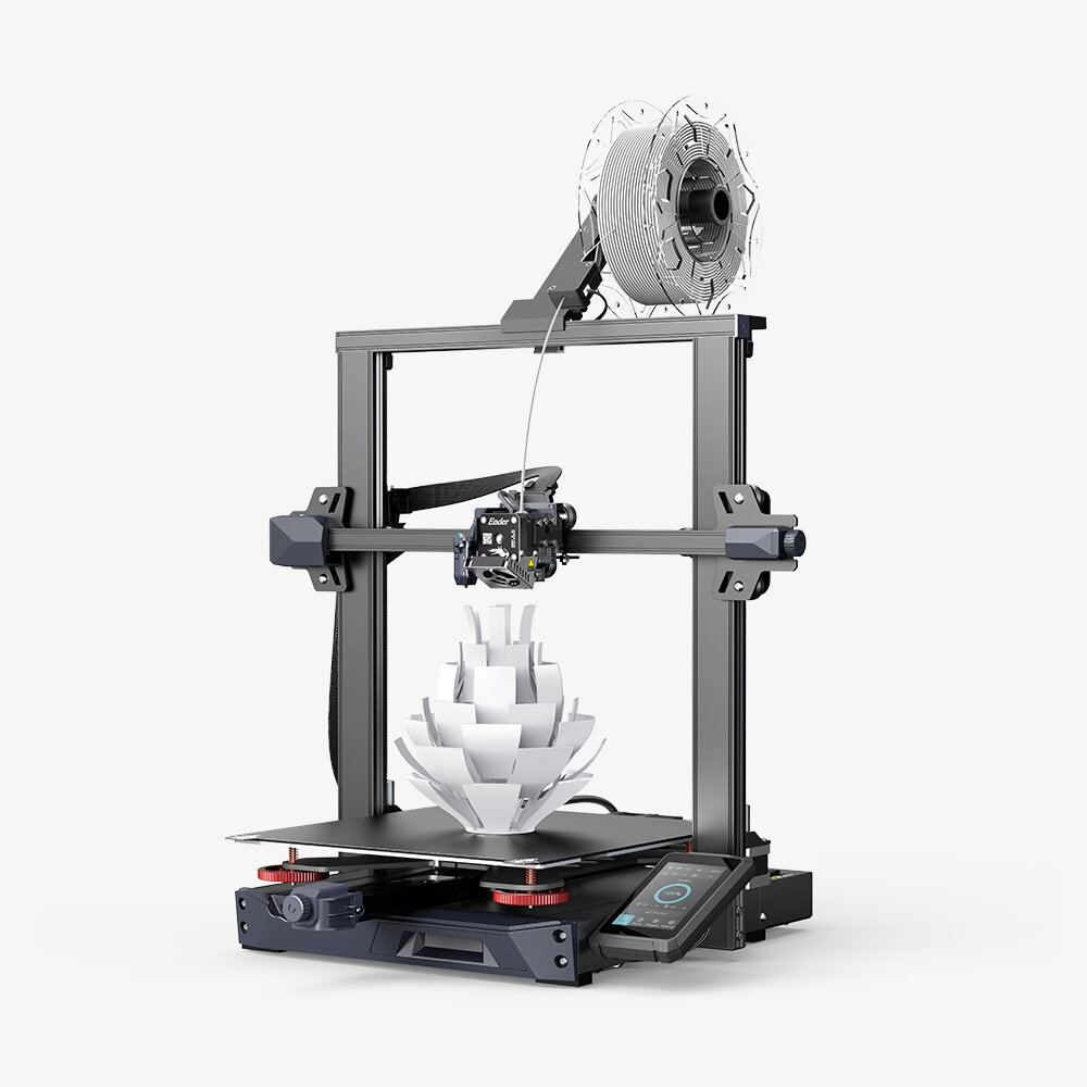Creality 3D® Ender-3 S1 Plus 3D Printer 300*300*300mm Larger Build Volume with Full-metal Dual-gear Direct Extruder/CR Touch Auto-leveling