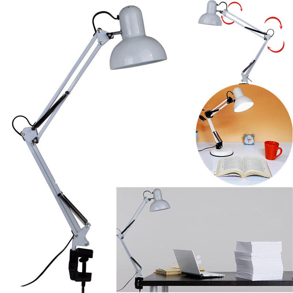 Large Adjustable Swing Arm Drafting, Adjustable Clamp Drafting Table Lamps