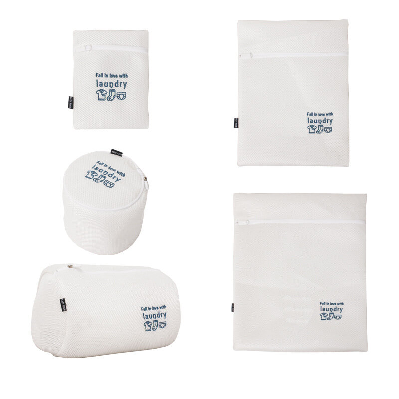 5Pcs/Set IPRee Mesh Laundry Wash Bag Set Foldable Lingerie Bra Socks Underwear Washing Machine Clothes Protection Net