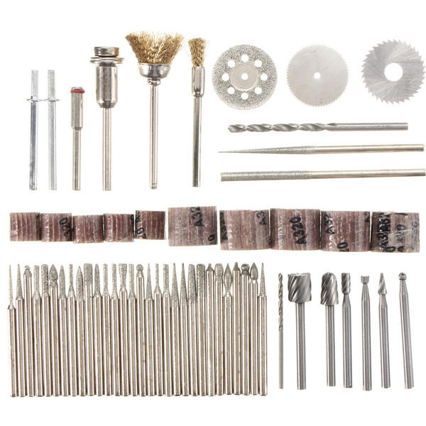 

58pcs Assorted Sanding Grinding Polishing Rotary Tool Accessory Set Abrasive Tool