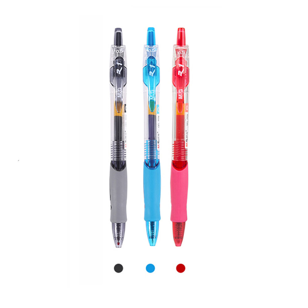 

M&G GP1008 12Pcs Press Gel Pen 0.5mm Writing Pen Neutral Pen for Office Student School Supplies Stationery