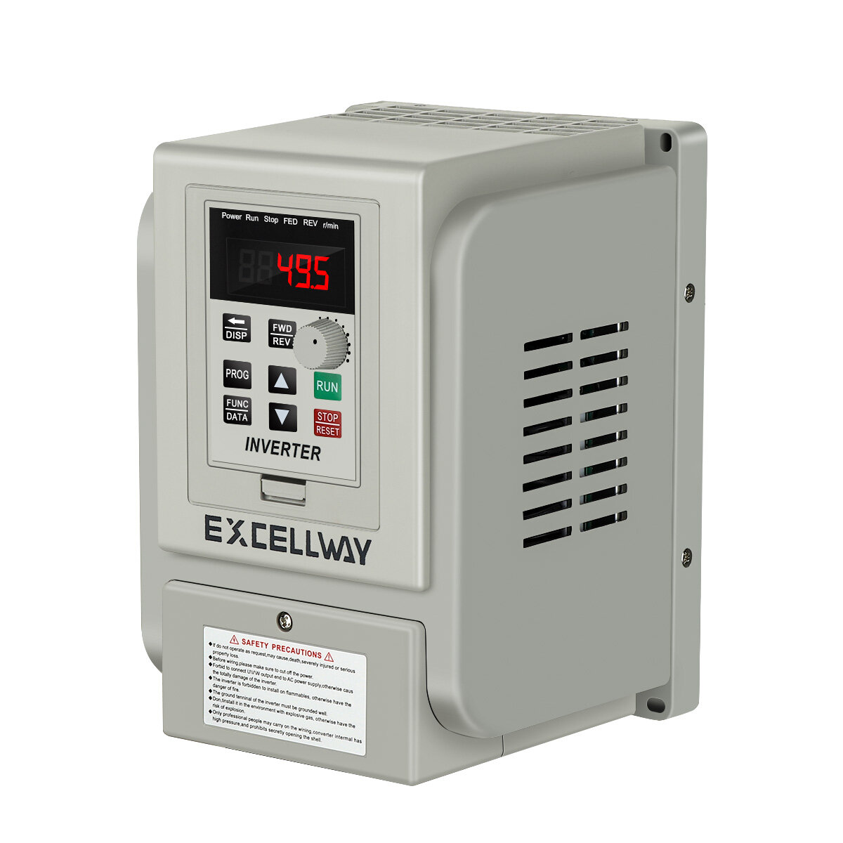 EXCELLWAY 1.5/2.2/3/4KW 220V PWM Control Inverter 1Phase Input 3Phase Out Inverter Variable Frequency Converter