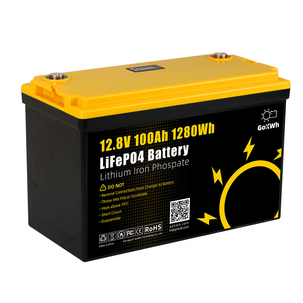 best price,gokwh,12.8v,100ah,lifepo,battery,1280wh,eu,coupon,price,discount