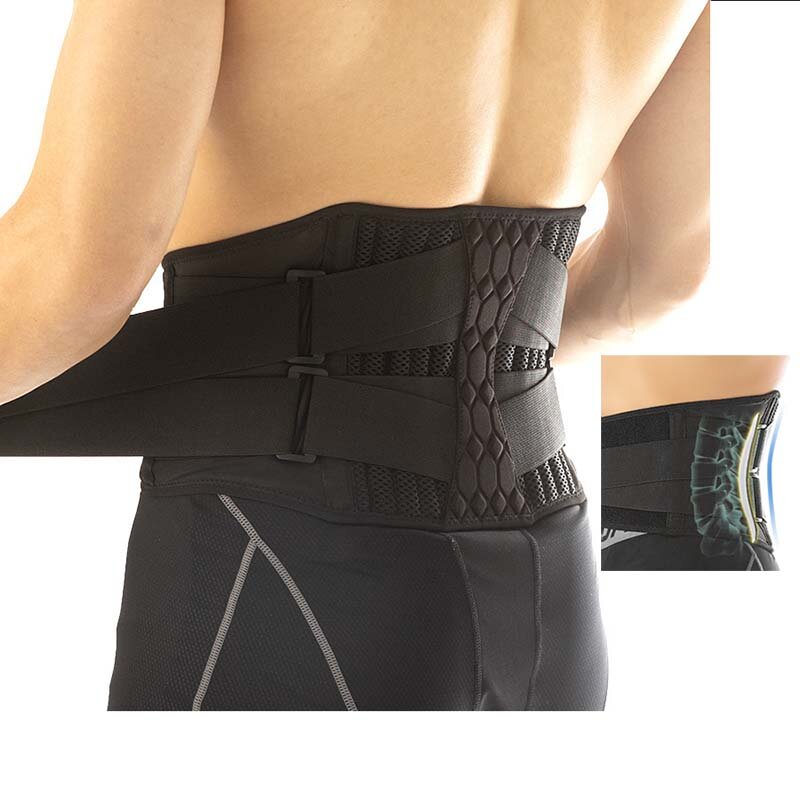 KALOAD Waist Support Belt Strong Lower Back Brace Support Corset Belt Waist Trainer Sweat Slim Belt 