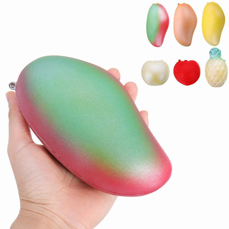 Squishy Fruit Tomaat Mango Ananas Slow Rising Toy Squeeze Decor Gift