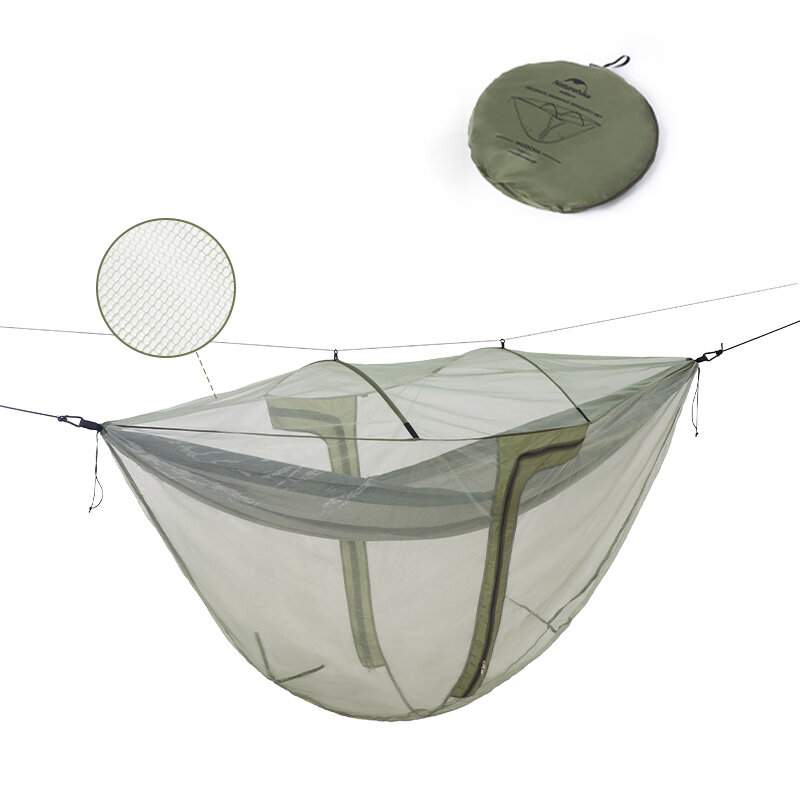 Naturehike All-inclusive Anti-muggen Hangmat Net Cover Hoge dichtheid Mesh Scherm Draagbare Ademende Outdoor Hangmat Cover