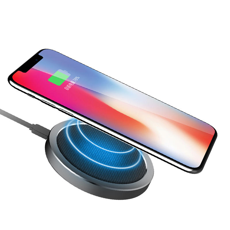 ROCK W4 2A　 Qi iphone X 8 / 8Plus用　ワイヤレス　高速充電ディスク　充電器　Samsung S8 S7 iWatch 3適用