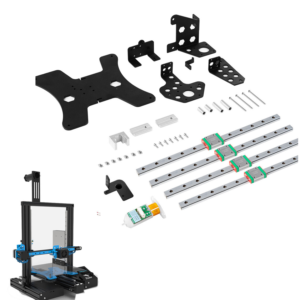 

Creality 3D® Linear Rails All Kit for Ender-3S/Ender-3 Pro 3D Printer Part with Leveling Sensor