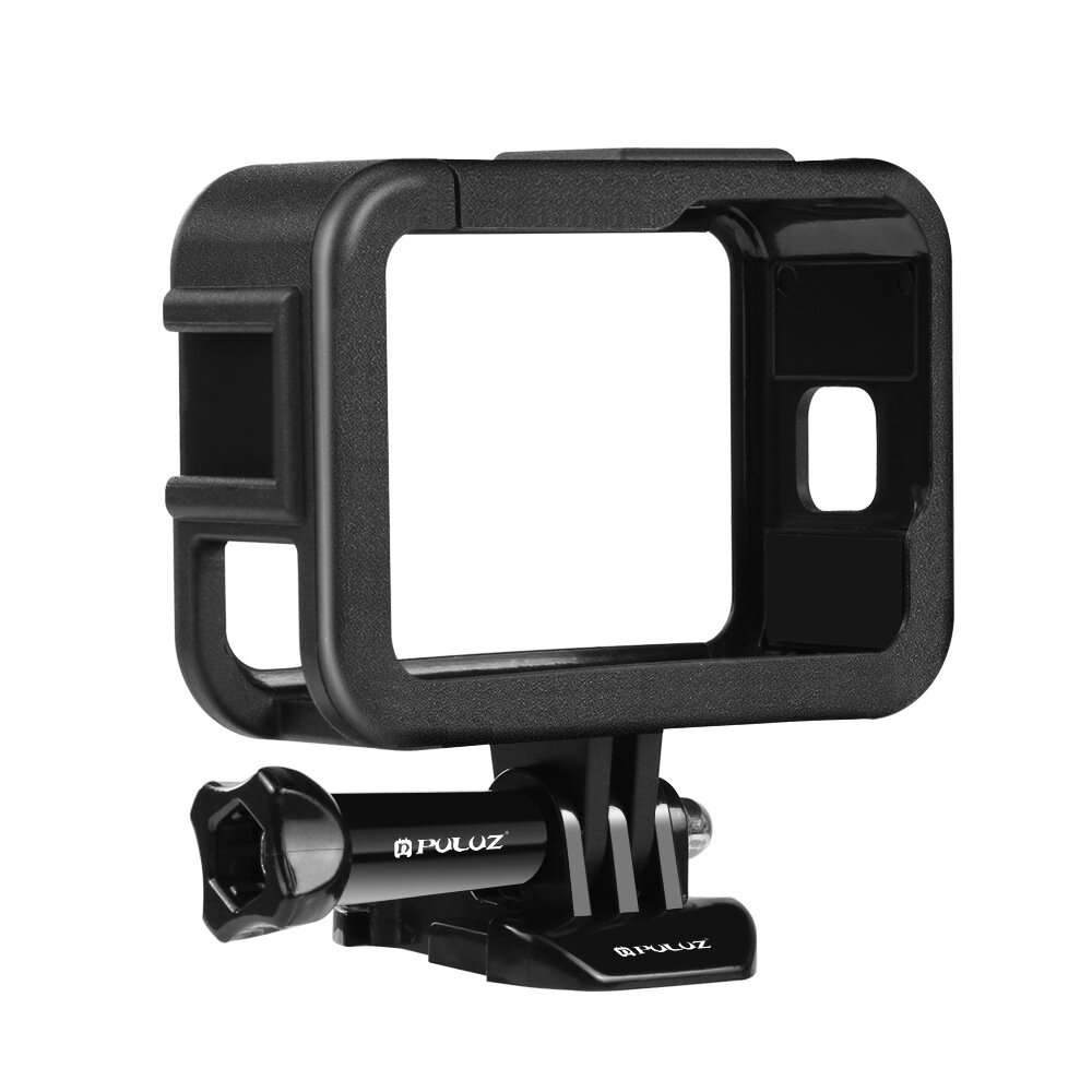 

PULUZ Protective Case Chargeable PA Frame Mount Cover with Cold Shoe Base Slot for Gopro HERO 10 9 Black Action Camera