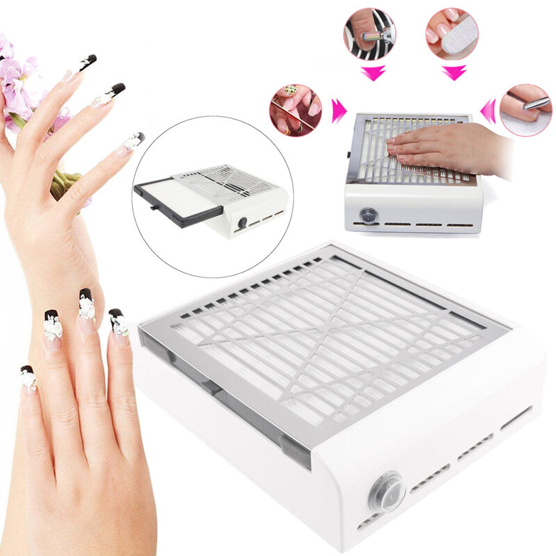 40W Nail Art Dust Vacuum Suction Collector