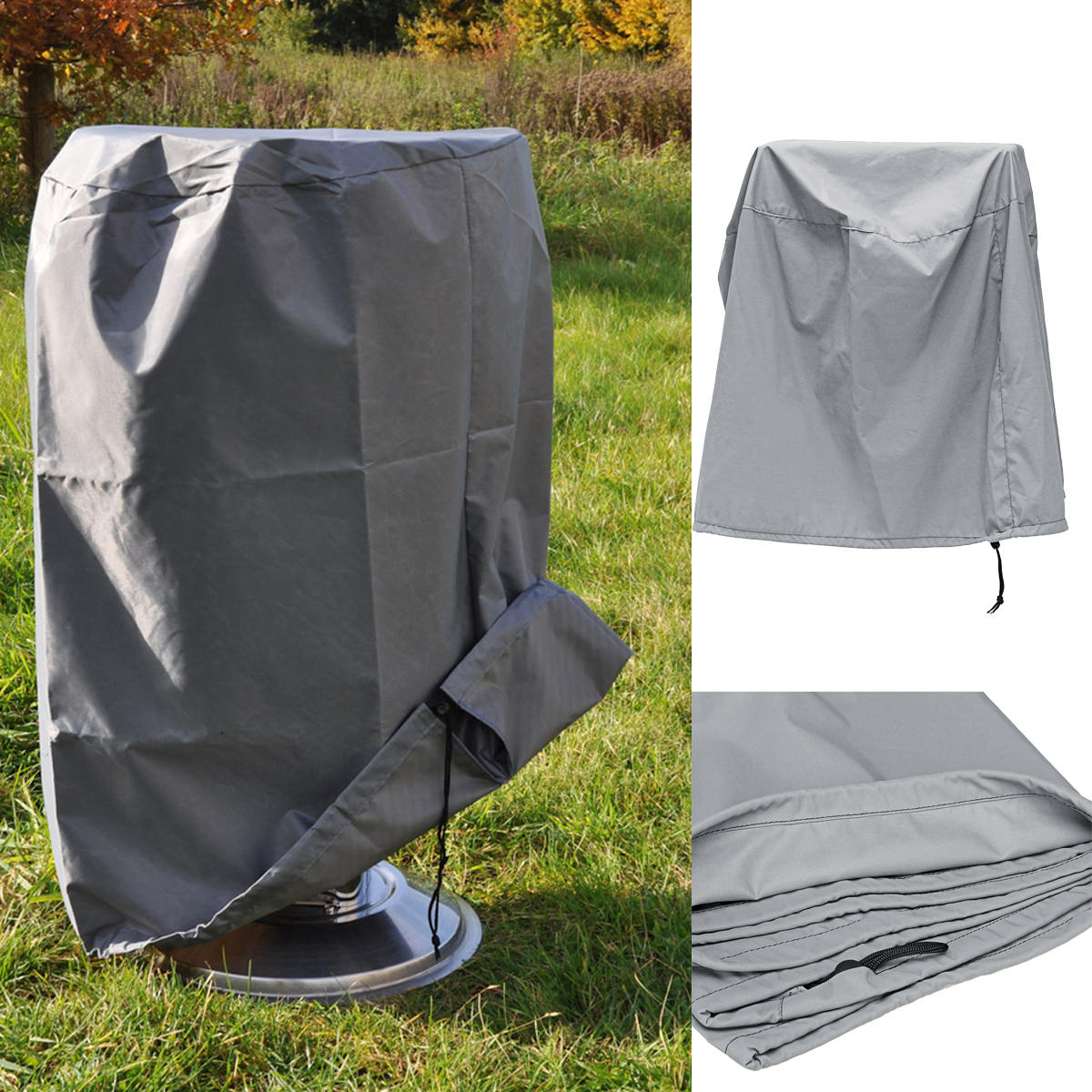 Outdoor Grills Cover BBQ Stove Cover Rain UV Proof Canopy Dust Protector For Barbecue Cooking Stove