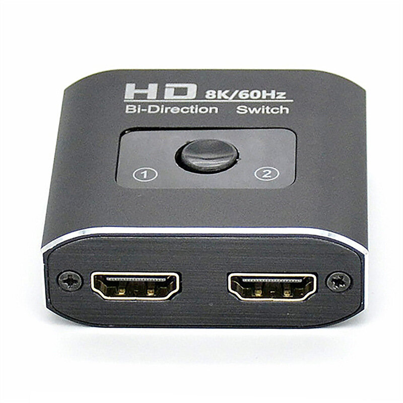 MnnWuu bidirectionele HDMI-schakelaar 1 ingang 2 uitgang / 2 ingang 1 uitgang HDMI-splitter 8K video