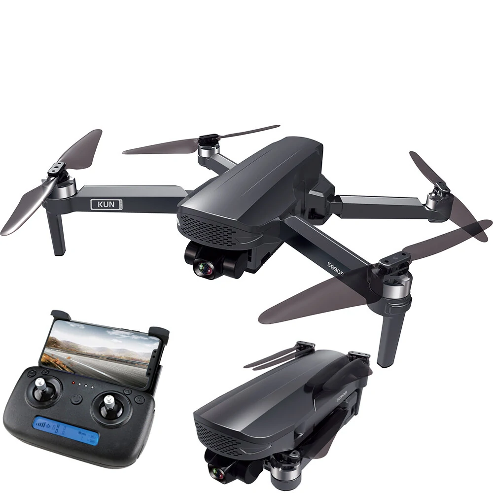 ZLL SG908 5G WIFI FPV GPS with 4K HD Camera Three-axis Gimbal 26mins Flight Time Brushless Foldable RC Drone Quadcopter RTF - With Storage Bag One Battery