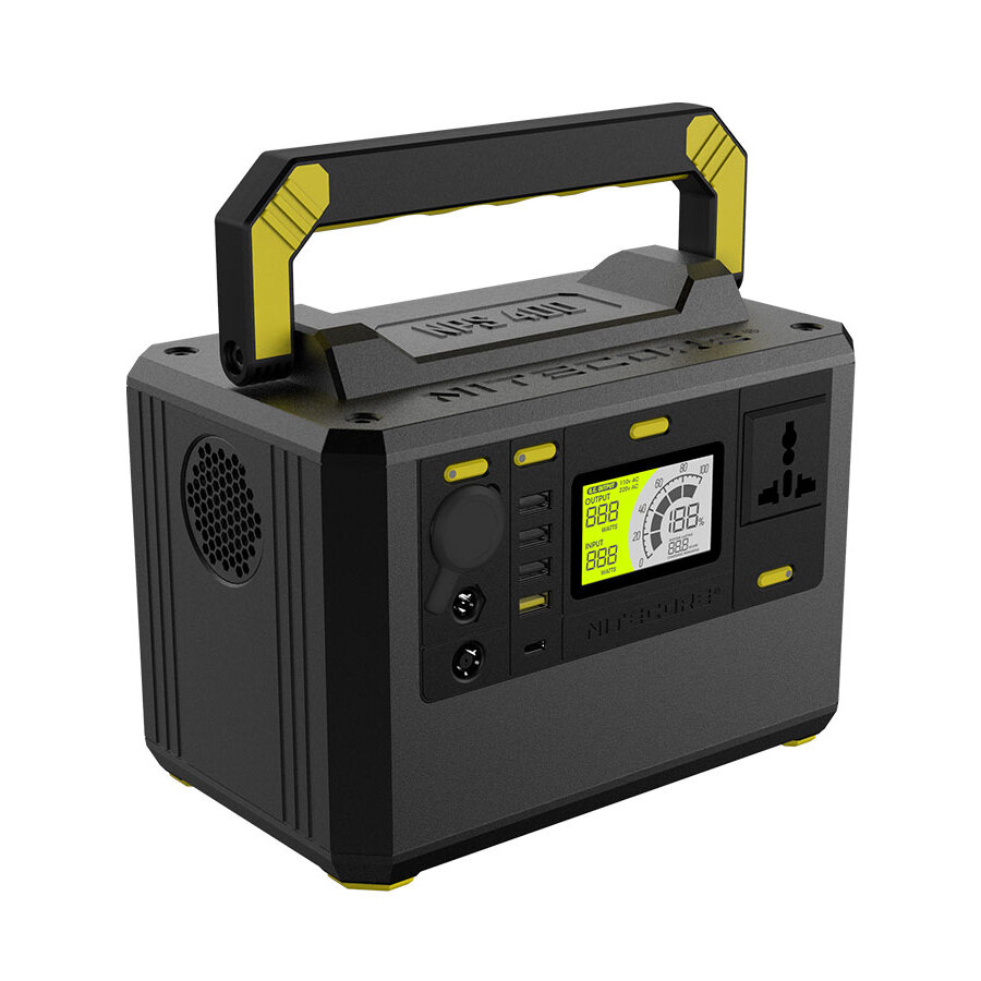 NITECORE NPS400 117AH 117000mAh 220V 300W Portable Power Station With LCD Display 18650 Battery Power Source Outdoor Hunting Camping Generator