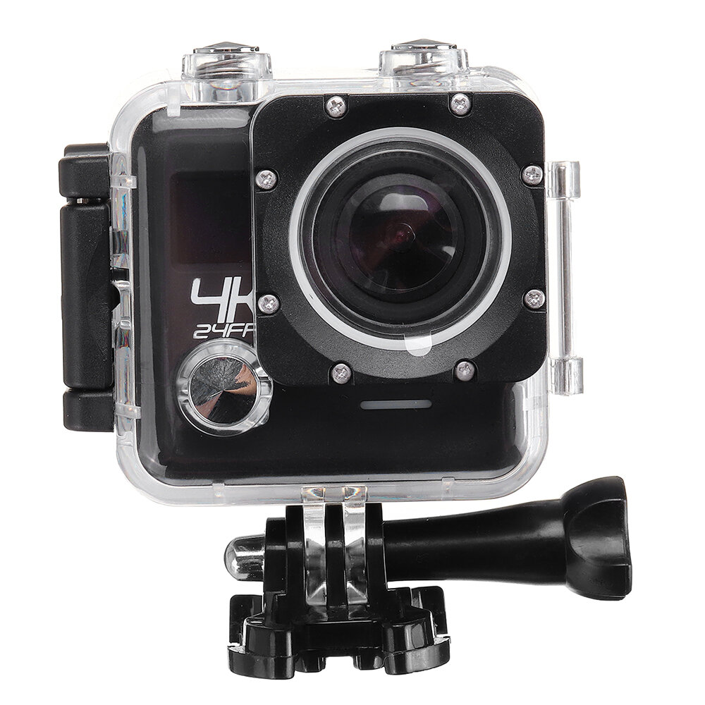 

Wifi 4K 30 Frames Double Lens Sports Camera DV Outdoor Recorder with Remote Control Waterproof