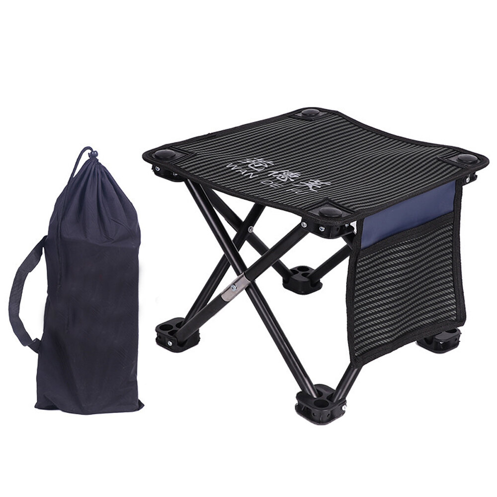 IPRee® Camping klapstoel Viskruk Picknick BBQ-stoelen met zak Max. Belasting 150 kg Buiten reizen