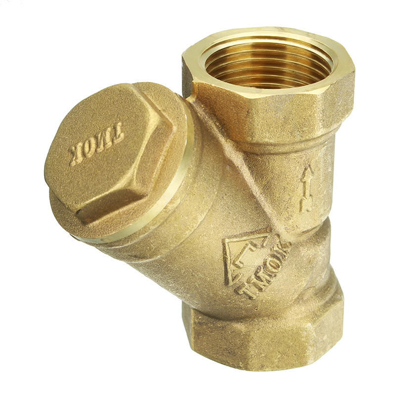 TMOK 1/2" 3/4" 1" Y Type Brass Water Filter G Thread Female Coupler Connector