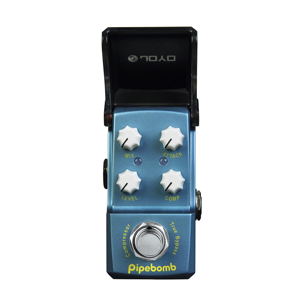 

JOYO JF-312 Pipebomb Compressor Mini Electric Guitar Effect Pedal with Knob Guard True Bypass Guitar Parts & Accessories