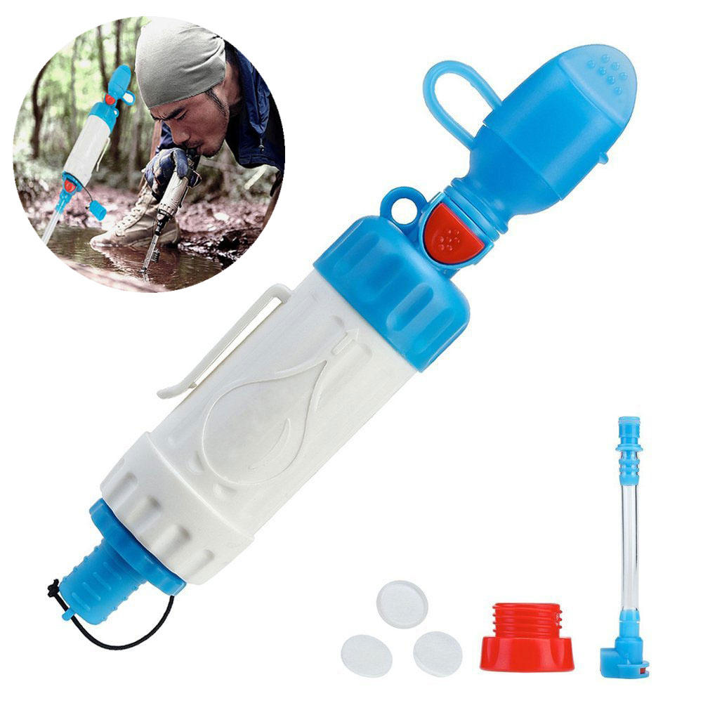 IPRee® Portable Outdoor Water Filter Pressure Purifier Cleaner Camping Wild Drinking Safety Survival Emergency Kits