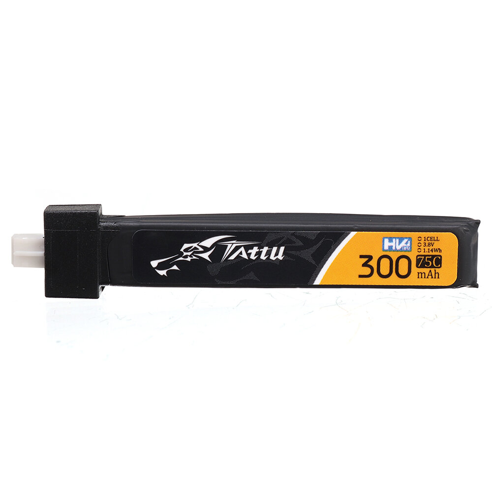 TATTU 3.8V 300mAh 75C 1S HV Lipo-batterijpakket met PH2.0-stekker voor Eachine TRASHCAN Snapper6 7 M