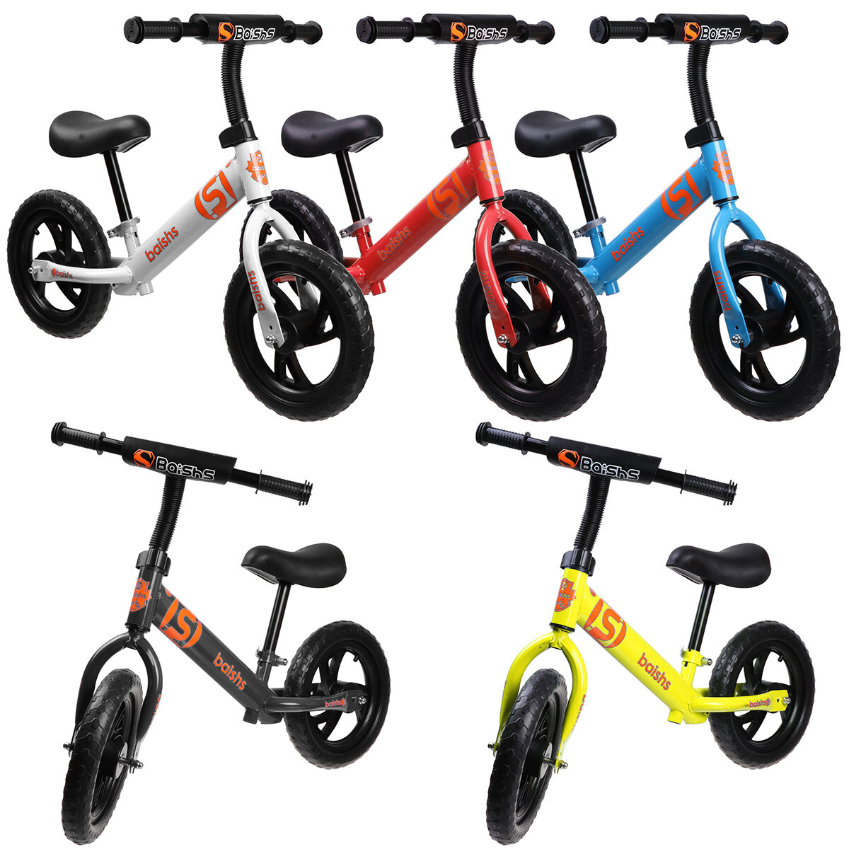Toddler Adjustable Safety Balance Bike Best Walker Kids Baby Children Ride Learning for 2-6 Years Old