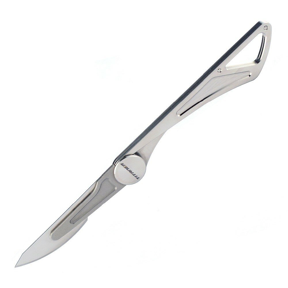 TITANER Titanium Surgical Blade Mini Key-chain Folding Knife Pocket EDC Outdoor Camping Hunting Fishing