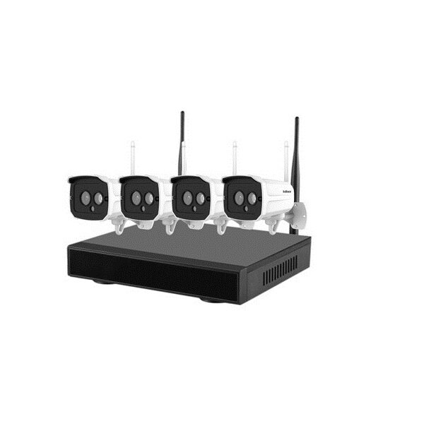 SriHome NVS001 1080P IP Camera 4CH Wireless WIFI Network Monitoring Kit 4CH...