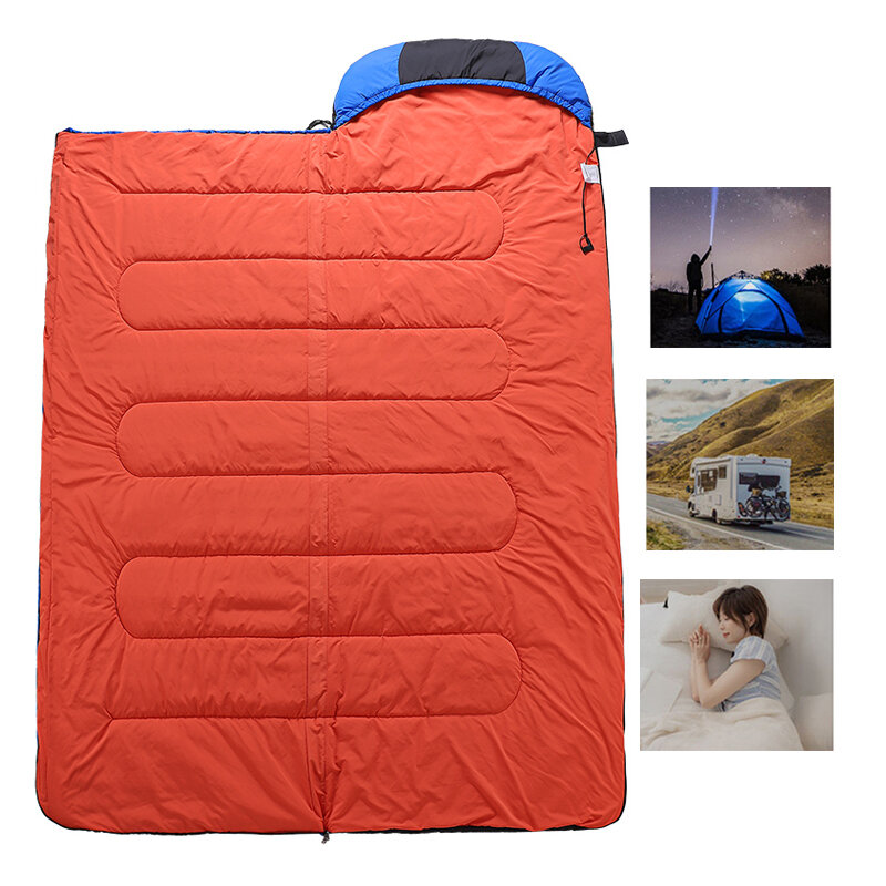 アウトドアキャンプ用のポータブル電気温暖かいインテリジェント電気寝袋3段階の防寒暖房寝袋