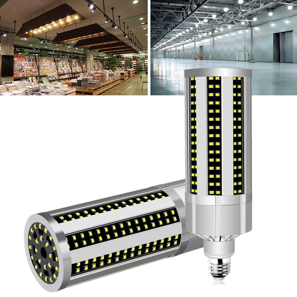 AC100-277V E27 50W Fan Cooling LED Corn Gloeilamp Zonder Lamp Cover voor Indoor Home Decoration
