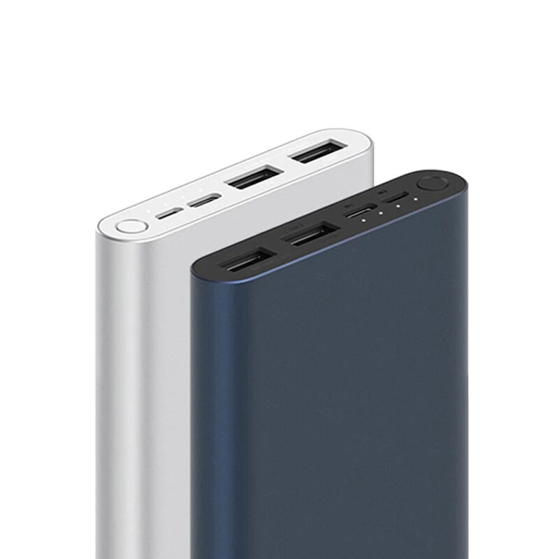 オリジナルのXiaomiPower Bank 3 10000mAh Upgrade with 3 * Output USB-C Two Way Quick Charge 18W Power Bank for iPhone 12 Pro Max for Samsung Galaxy Note…