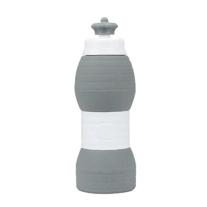 Botella de agua telescópica retráctil portátil IPRee® 600ML Silicona taza plegable al aire libre Deportes de viaje