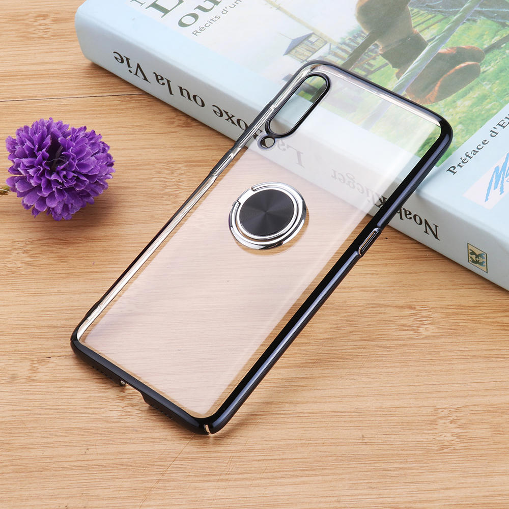 Bakeey Ring Holder Color Plating Hard PC Protective Case For Xiaomi Mi9/ Mi 9 Transparent EditionNon-original