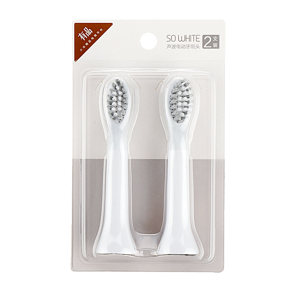 best price,xiaomi,so,white,ex3,toothbrush,replacement,heads,2pcs,discount