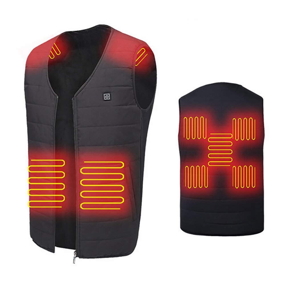 Podgrzewana kamizelka Unisex 9-Heating Zones Electric Vest za $27.49 / ~109zł