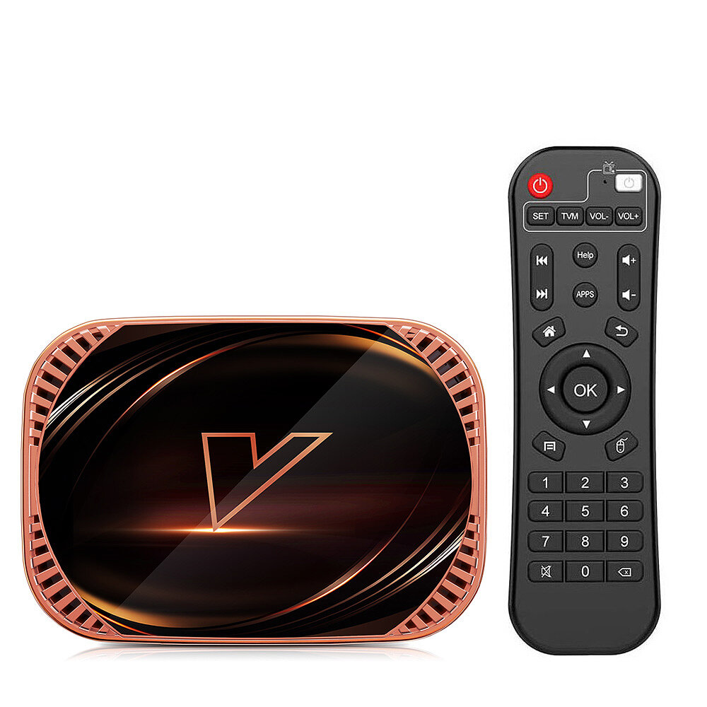 VONTAR X4 Amlogic S905X4 Smart TV Box Android 11.0 4G 64GB Support bluetooth 4.0 2.4G/5GHz WiFi TVBOX with AV1 Video Pla
