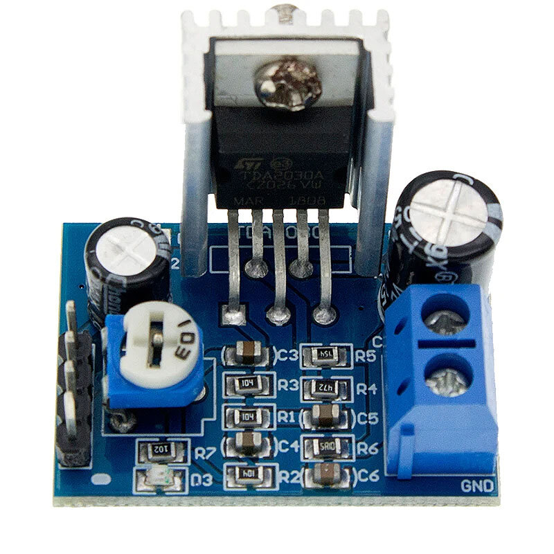 

TDA2030 Power Supply Module Audio Amplifier Board Module TDA2030A 6-12V Mono 18W
