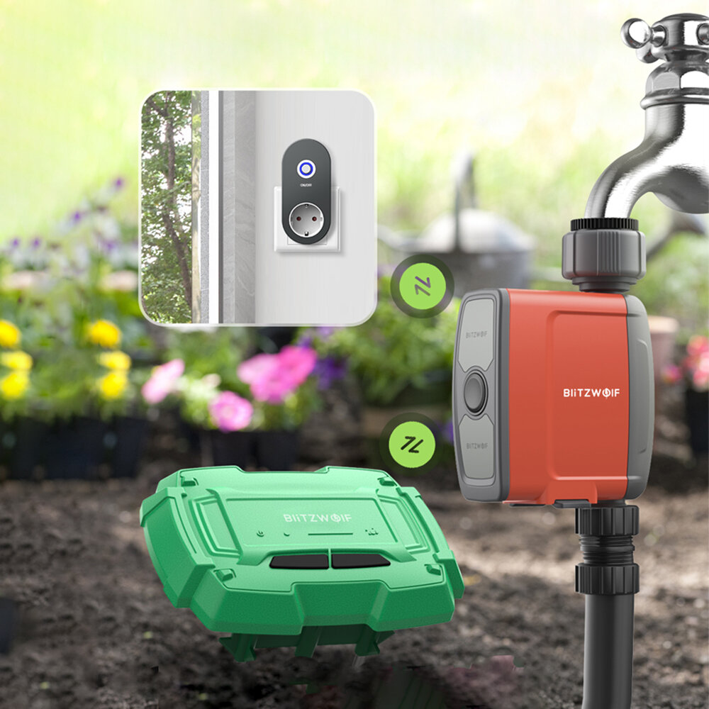best price,blitzwolf,bw,wtr01,watering,timer,with,bw,ds04,soil,moisture,discount