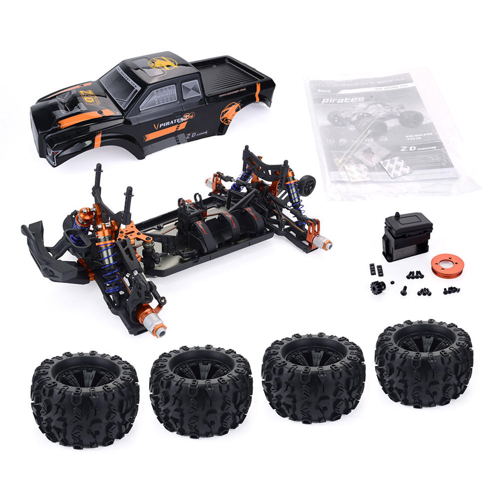 ZD Racing MT8 Pirates3 1/8 4WD 90km/h Brushless RC Car Kit without Electronic Parts