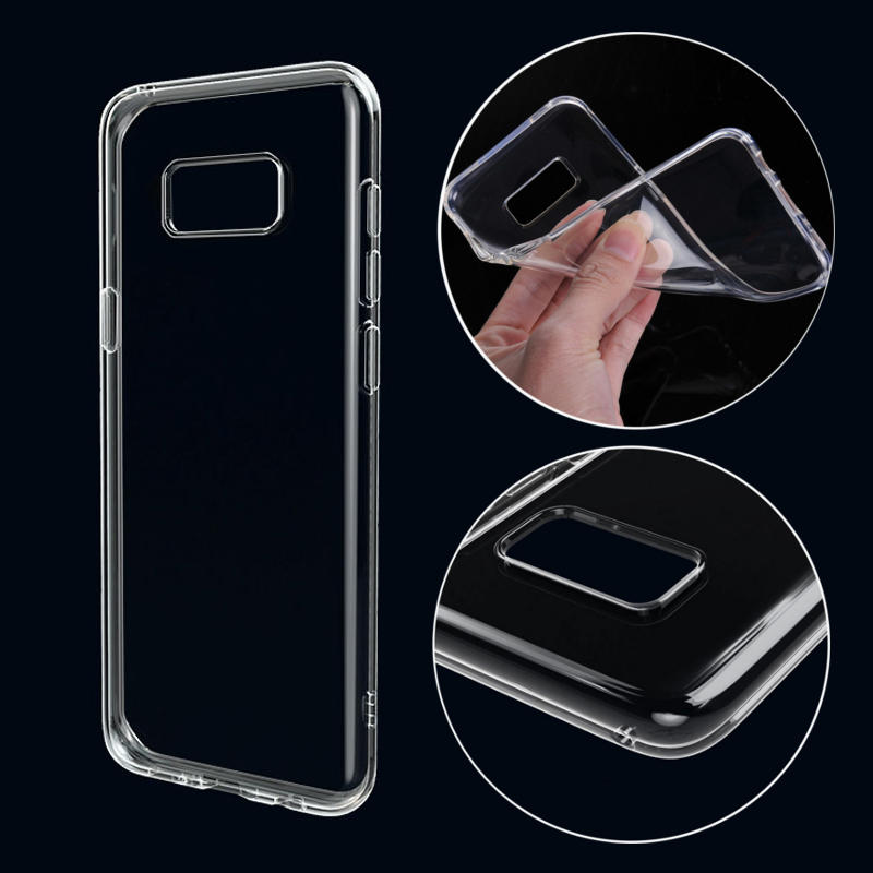 Image of Soft TPU Ultra Thin Transparent Back Case fr Samsung Galaxy S8