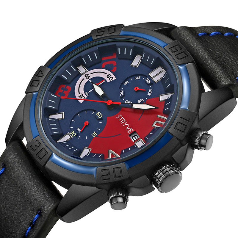 STRYVE S1001 Chrono Date Display Stopwatch Quartz Watch