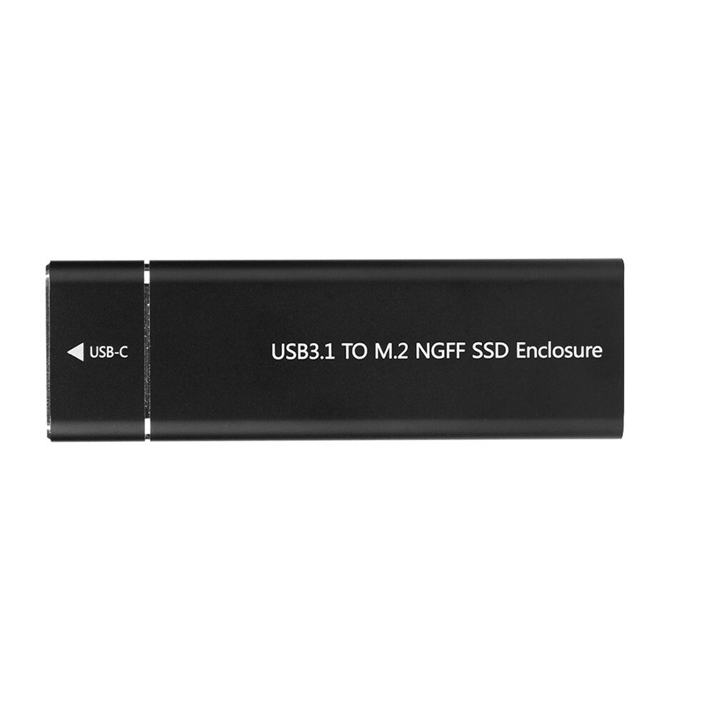 Yesonion USB3.1からM.2 NGFF SSD SATA外付けハードディスクエンクロージャType Cハードディスク外付けケースボックスSD402