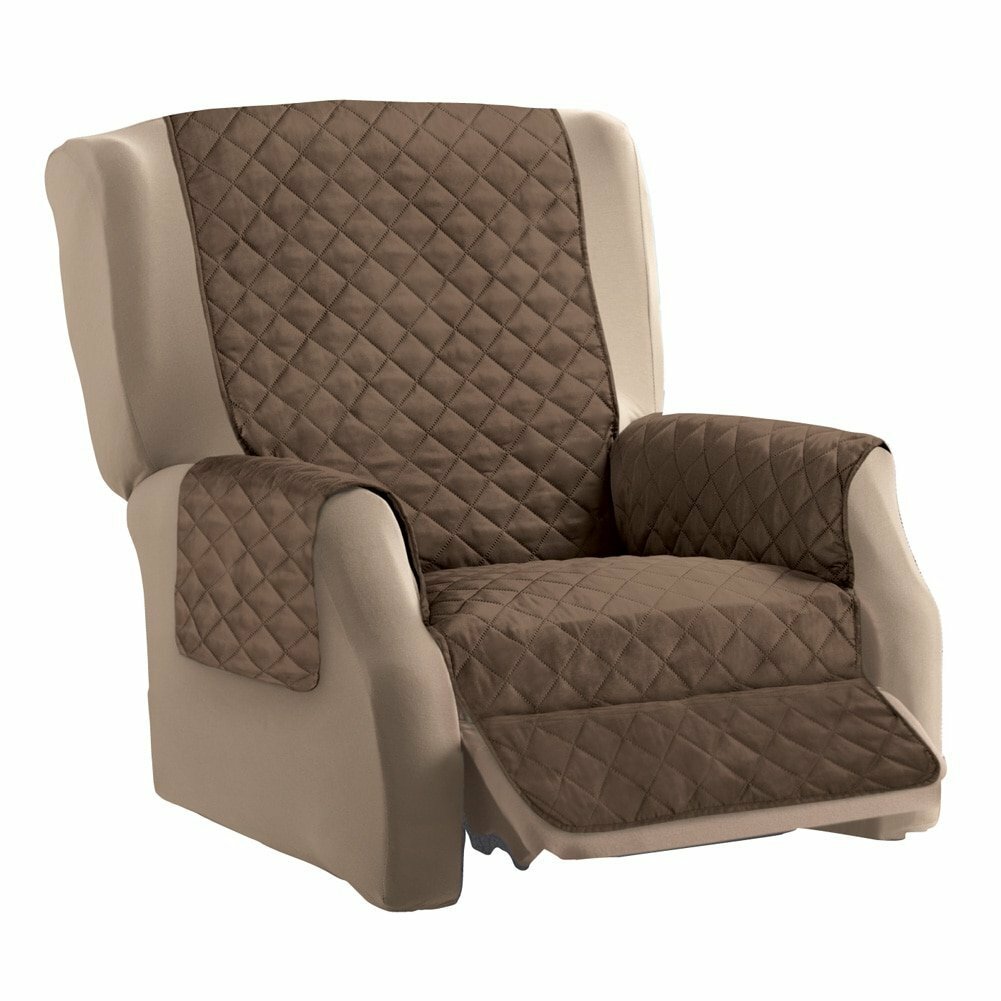 Imagen de KC-PCP1 Protector de muebles acolchado reversible para sofá reclinable Cubierta Decoración del hogar