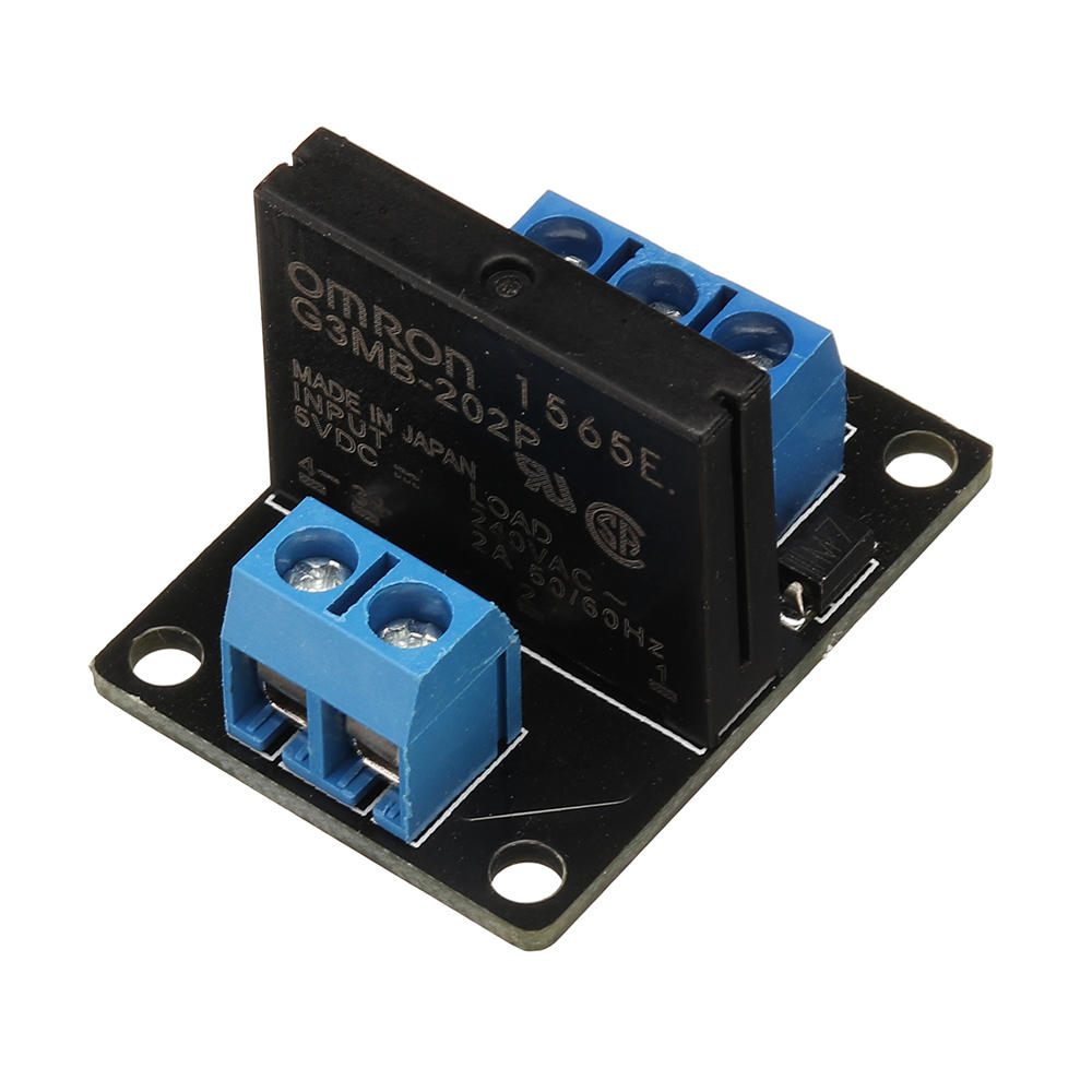 3pcs BESTEP 1 Channel 5V Low Level Solid State Relay Module With Fuse 250V2A For Auduino