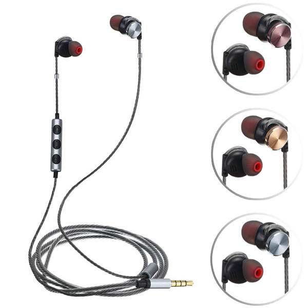 G11 3.5mm magnetisch ear oortelefoon oordopjes met microfoon clear calls voor smart phone tablet
